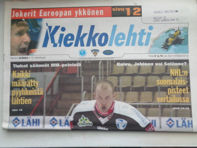 Kiekkolehti Nro 2/2003 (17.1)