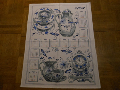 Kalenteripyyhe Vuodelta 2003