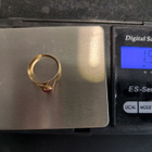 Kultasormus 1,90 g 14k 585 halkaisija 1,9 cm - pikkukuva 1