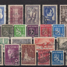 Suomi vanhoja postimerkkejä 185 kpl - pikkukuva 3