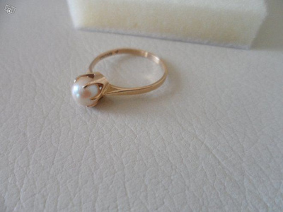 Helmisormus Kulta 14K koko 16,5