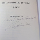 Yrjö Junikka : Mistä vanhat miehet tehty? : runoja (signe... - pikkukuva 3