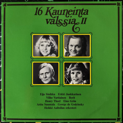16 KAUNEINTA VALSSIA II-LP,BLU-LP 219, v.1978 PSO