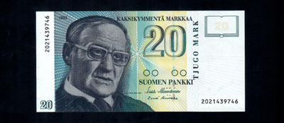 20mk 1993 HÄ-Koi Pakkasileä