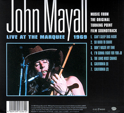 JOHN MAYALL - MARQUEE 1969