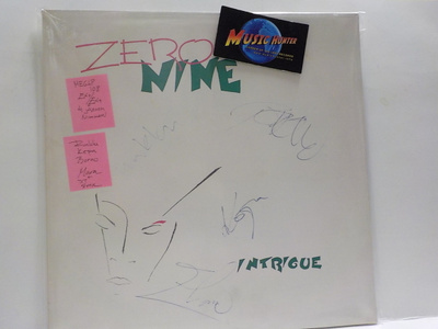 ZERO NINE - INTRIGUE EX+/EX+ LP + 4 JÄSENEN NIMMARIT