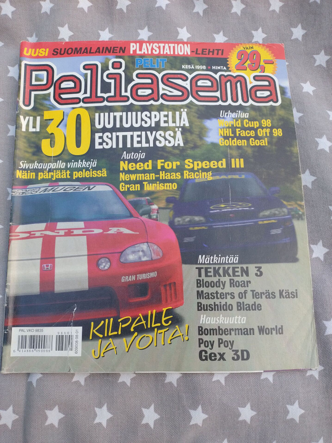 Peliasema lehti kesä 1998