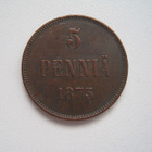 5 PENNIÄ 1873. 105 - pikkukuva 1