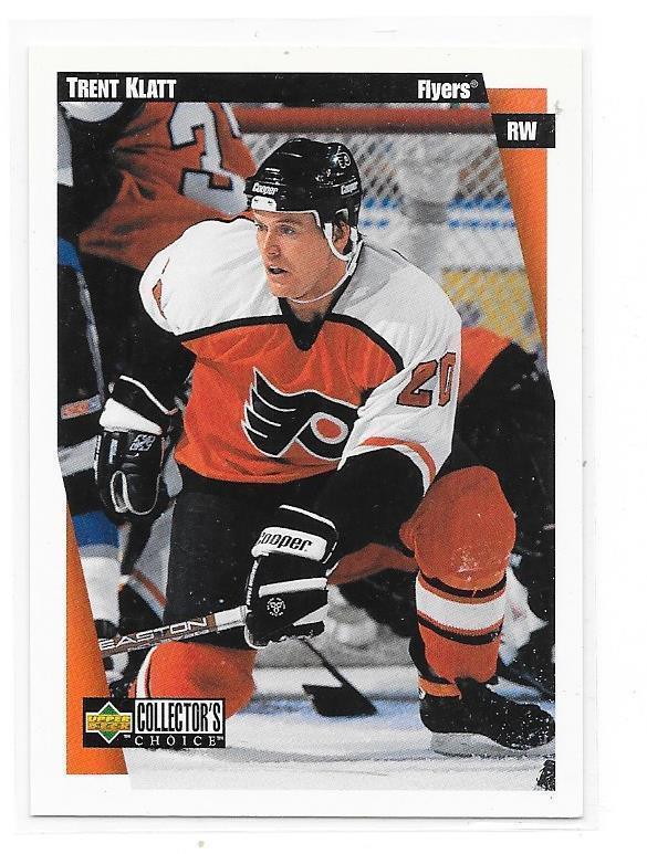 97-98 Collector`s Choice#191 Trent Klatt Philadelphia Flyers