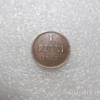 1 penni  1903   kulkematon   hieno  Iso kolmonen, - pikkukuva 1
