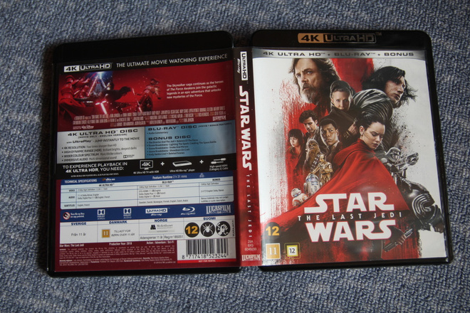 Star Wars The Last Jedi - 4K UHD HDR + BD [suomi]