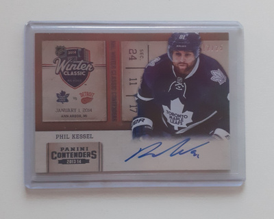 13-14 Contenders Phil Kessel Winter Classic Signature /25