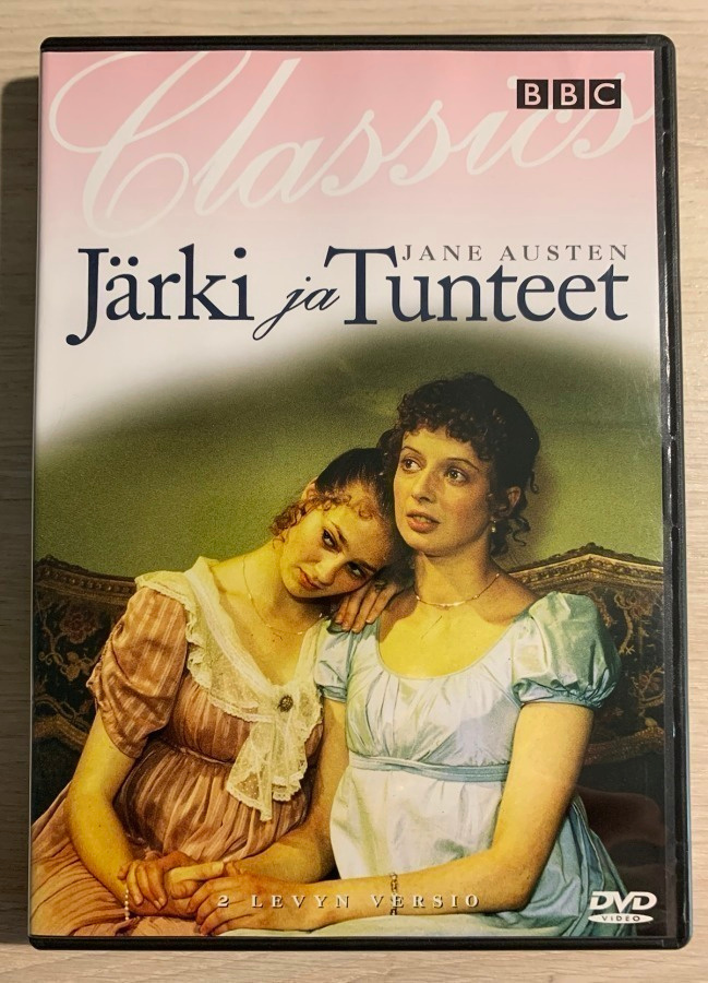 Jane Austen: Järki ja tunteet (2DVD) BBC:n minisarja