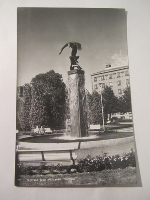 VANHA Postikortti Kotka 1950-l Alkup.Mallikappale