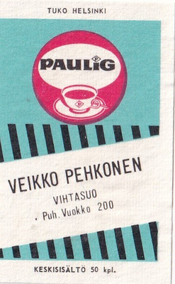 Vihtasuo. Veikko Pehkonen,    s66