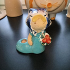 Keramiikka tyttö figuuri - pikkukuva 1