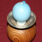 Aarikka puinen kynttilänjalka ja mansetti - pikkukuva 1