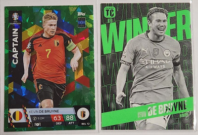 Kevin De Bruyne jalkapallokortit 2in1