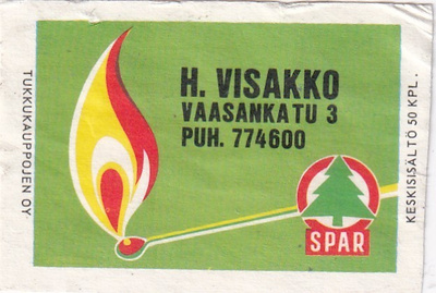 H. Visakko, Vaasankatu 3   5/9