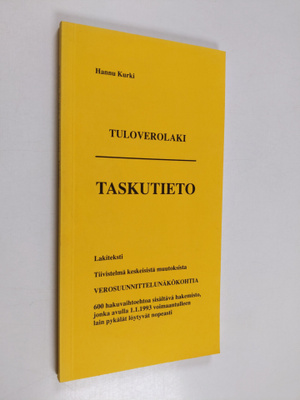 Hannu Kurki : Tuloverolaki : taskutieto