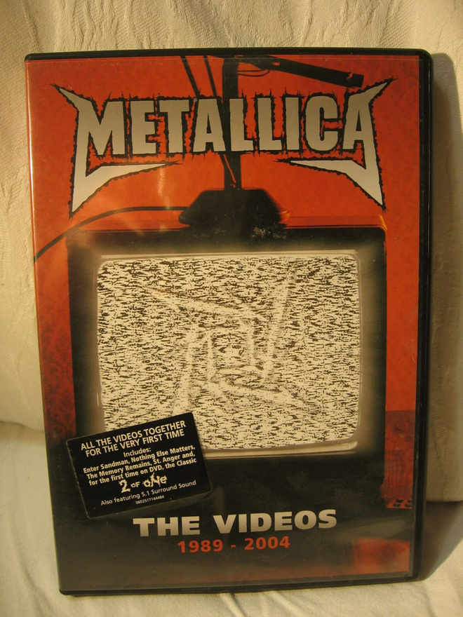 Metallica: The Videos 1989-2004 DVD.