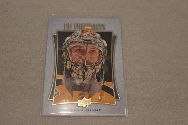 2016-17 Upper Deck UD Portraits Gold Foil Pekka Rinne /25