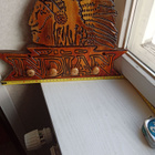 Vintage retee intiaaninaulakko /solmionaulakko "Wild Indian" - pikkukuva 3