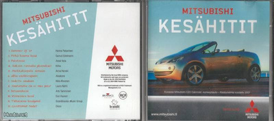 Mitsubishi kesähitit - CD vuodelta 2004