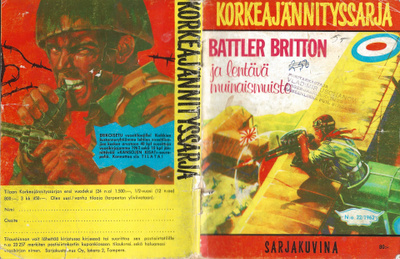 KORKEAJÄNNITYSSARJA 22/1961 Battler Britton ja lentävä muina