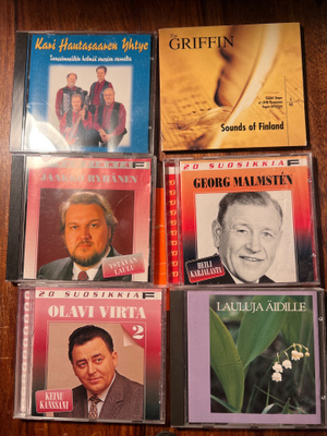Cd-levyjä 61 kpl. Kotim. pop, rock iskelmä ym.