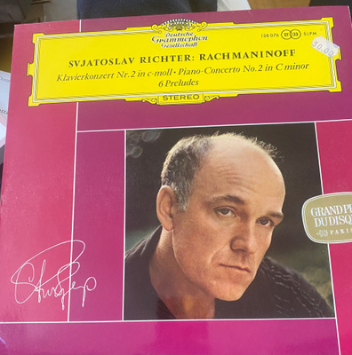 Rachmaninoff/Richter: Piano Concerto 2 DG LP
