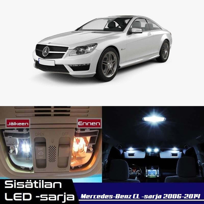 Mercedes-Benz CL (C216) Sisätilan LED-sarja 17-o