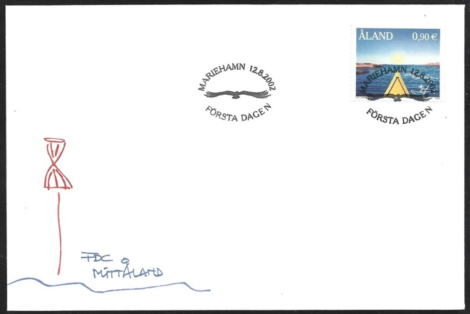 FDC Åland 2002  Minun Ahvenanmaani  LaPe ÅL 209