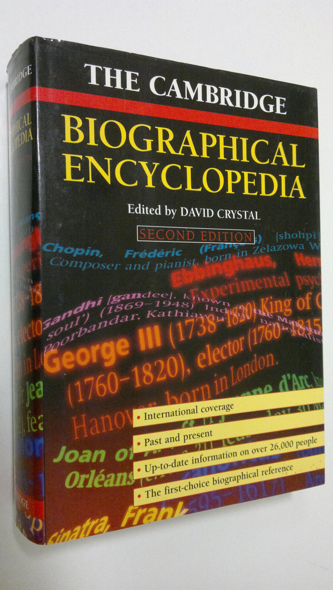 David Crystal : The Cambridge biographical encyclopedia
