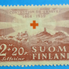 i.i.1939 Punainen Risti, 2mk+20p karmiini, LAPE 219 ** - pikkukuva 1