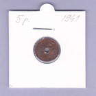 5 p v.1941 KM#64.1 (leimakiiltoa) - pikkukuva 1