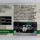 1992 Grid Motorcard #184 Keke Rosberg - pikkukuva 2