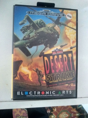 Desert strike Sega Mega Drive peli