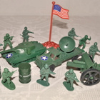 Sotaukot 10 kpl + sotakalusto 90-luku - pikkukuva 1