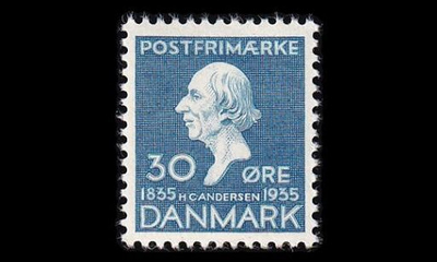 Tanska 227 ** H C Andersen 30 öre (1935)