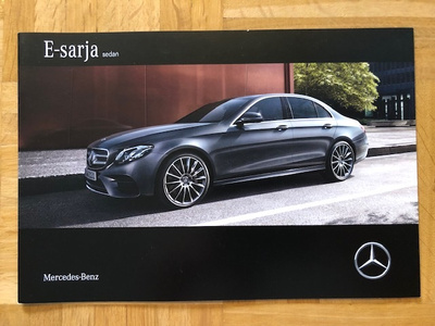 Esite Mercedes-Benz E-sarja W213 vuodelta 2016