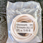 Kaksois suojattu tv-liitosjohto, 2 kpl - pikkukuva 1