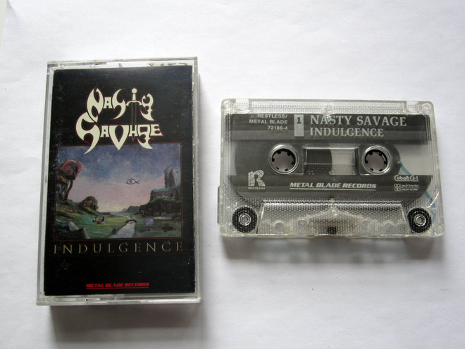 NASTY SAVAGE Indulgence C-KASETTI 1987