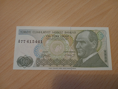 TURKKI 10 LIIRA