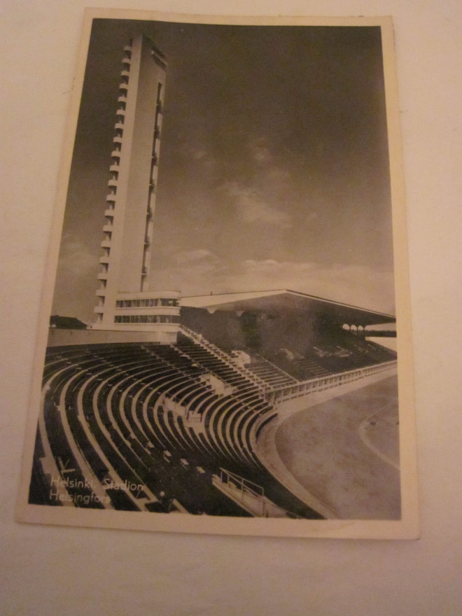 VANHA Postikortti Helsinki Olympia Stadion 1930-luku