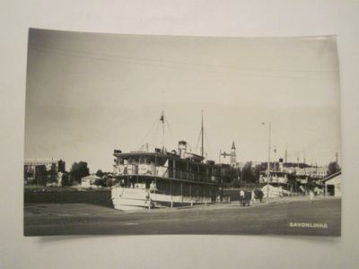 Postikortti Savonlinna Laiva Heinävesi 1950-l Alkup.Mallikpl