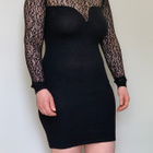 Enzoria Paris musta mekko one size - pikkukuva 2