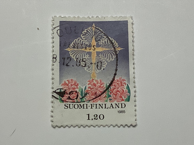 976 / 1985 Joulu - Tuomaanristi o leimattu