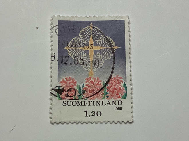 976 / 1985 Joulu - Tuomaanristi o leimattu