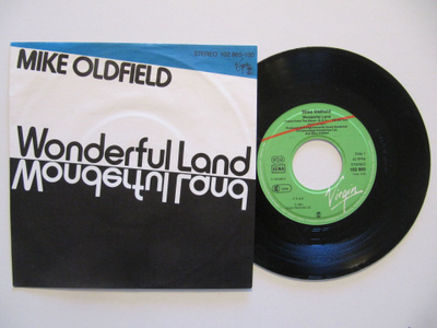 Mike Oldfield – Wonderful Land 7" sinkku